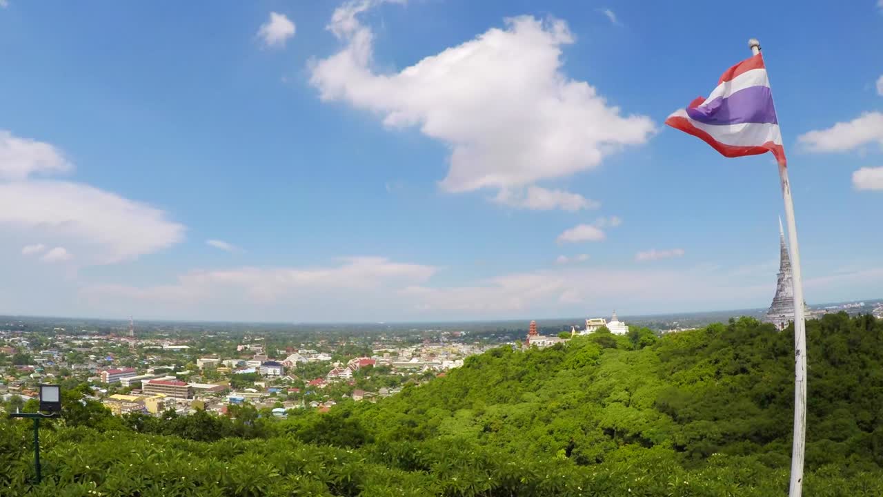 태국 의 페차부리 지방 에서 볼 수 있는 항공 사진