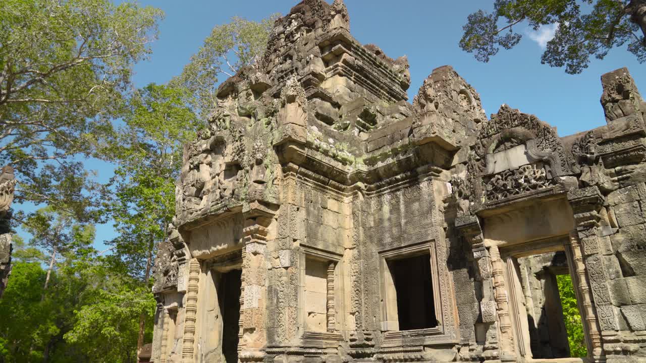 el templo de chau say tevoda es un sitio del patrimonio mundial de la unesco en angkor, camboya