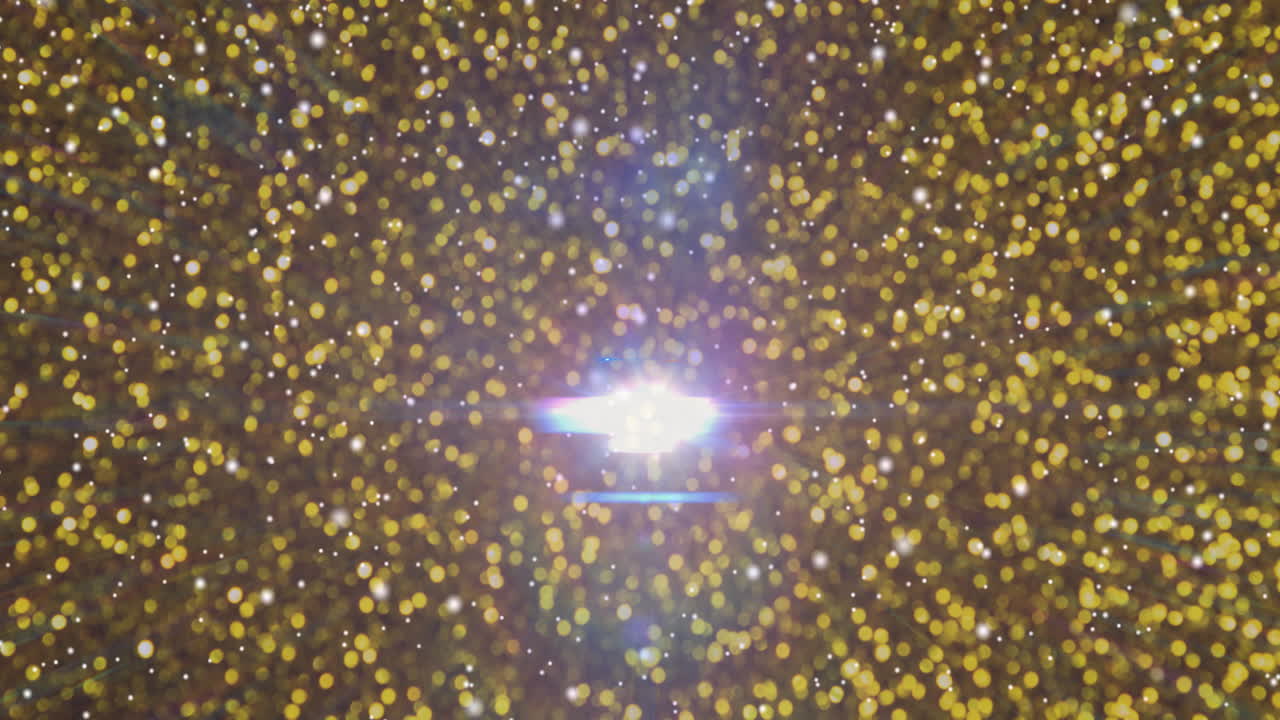 크리스마스 트리 조명 위에 내리는 눈의 애니메이션