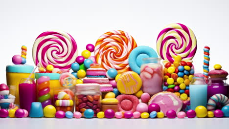 collection of sweets and candies