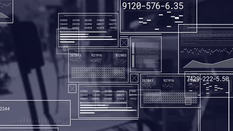 Animation-of-financial-data-processing-over-desk-in-office