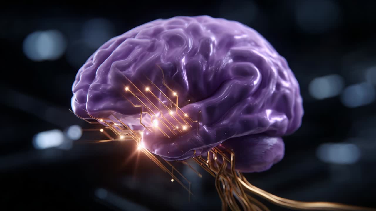 Artificial Intelligence Brain Concept