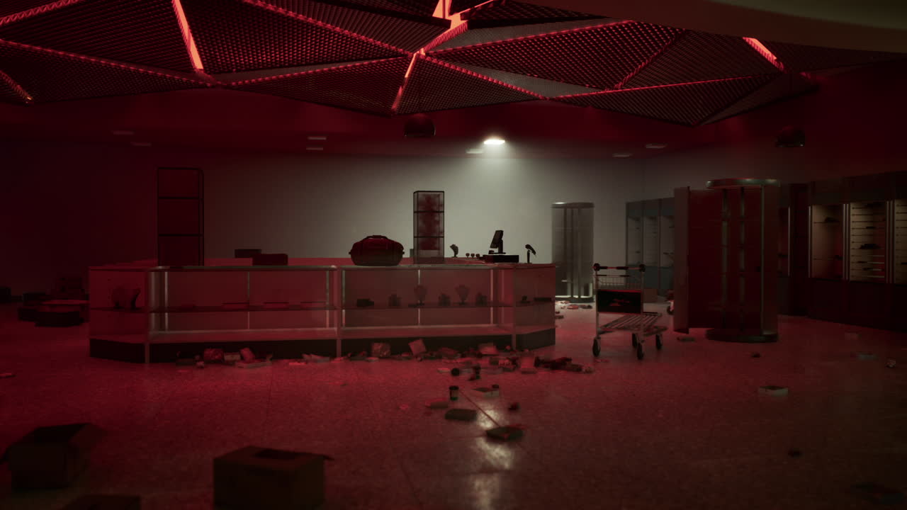 tienda de joyas vacía