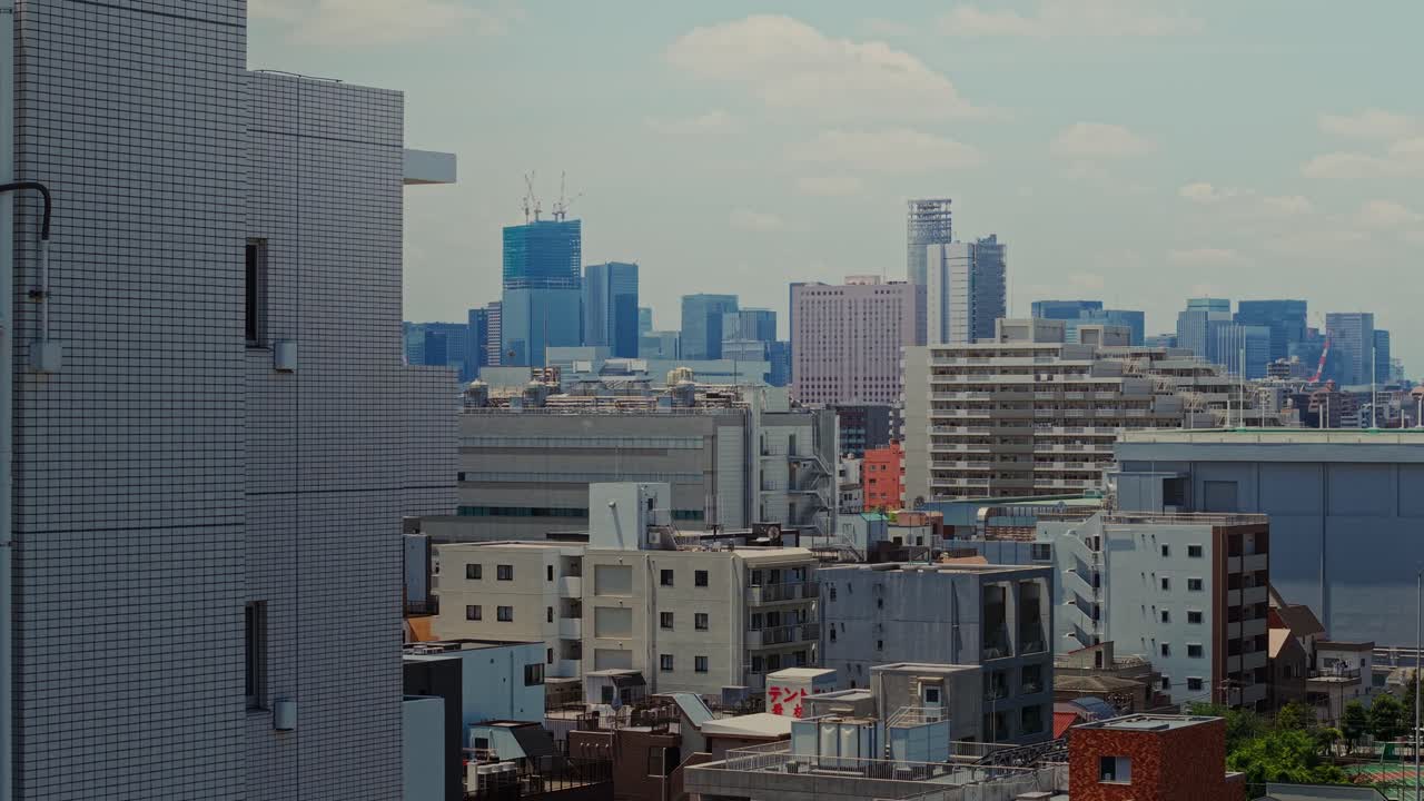 Urban Cityscape with Buildings and Skyscrapers