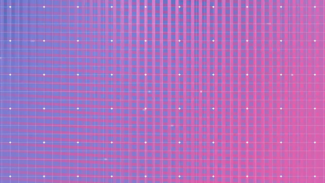 다채로운 움직이는 배경 위에 떠다니는 점들의 애니메이션