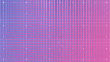 animation of spots floating on colourful moving background