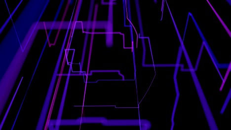 el crecimiento futurista de la red 4k.
