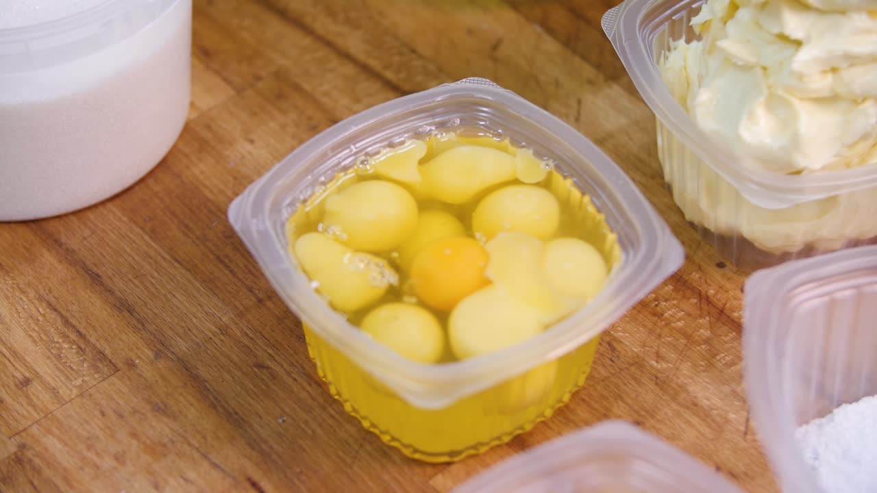 ingredientes para hornear