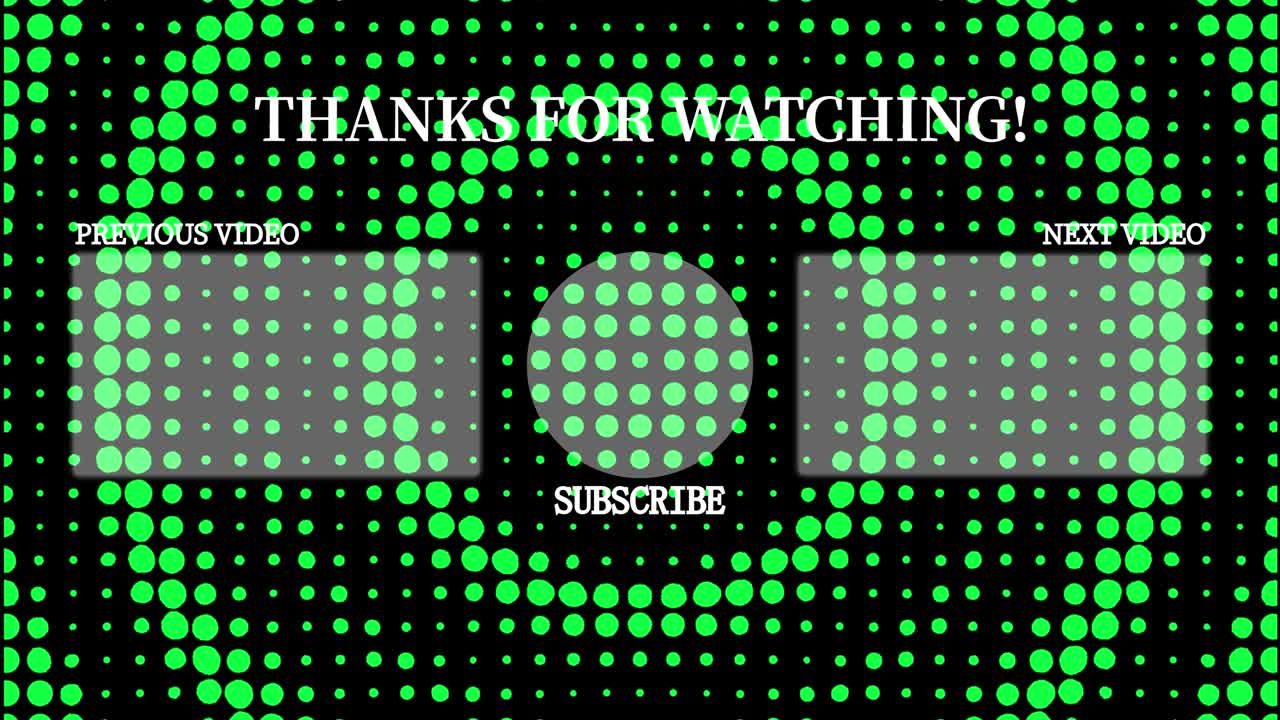 원형 물결 모션 엔드 카드 엔딩 스크린 모션 그래픽