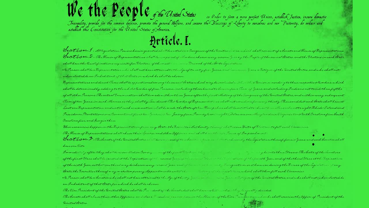 미국 헌법 4k