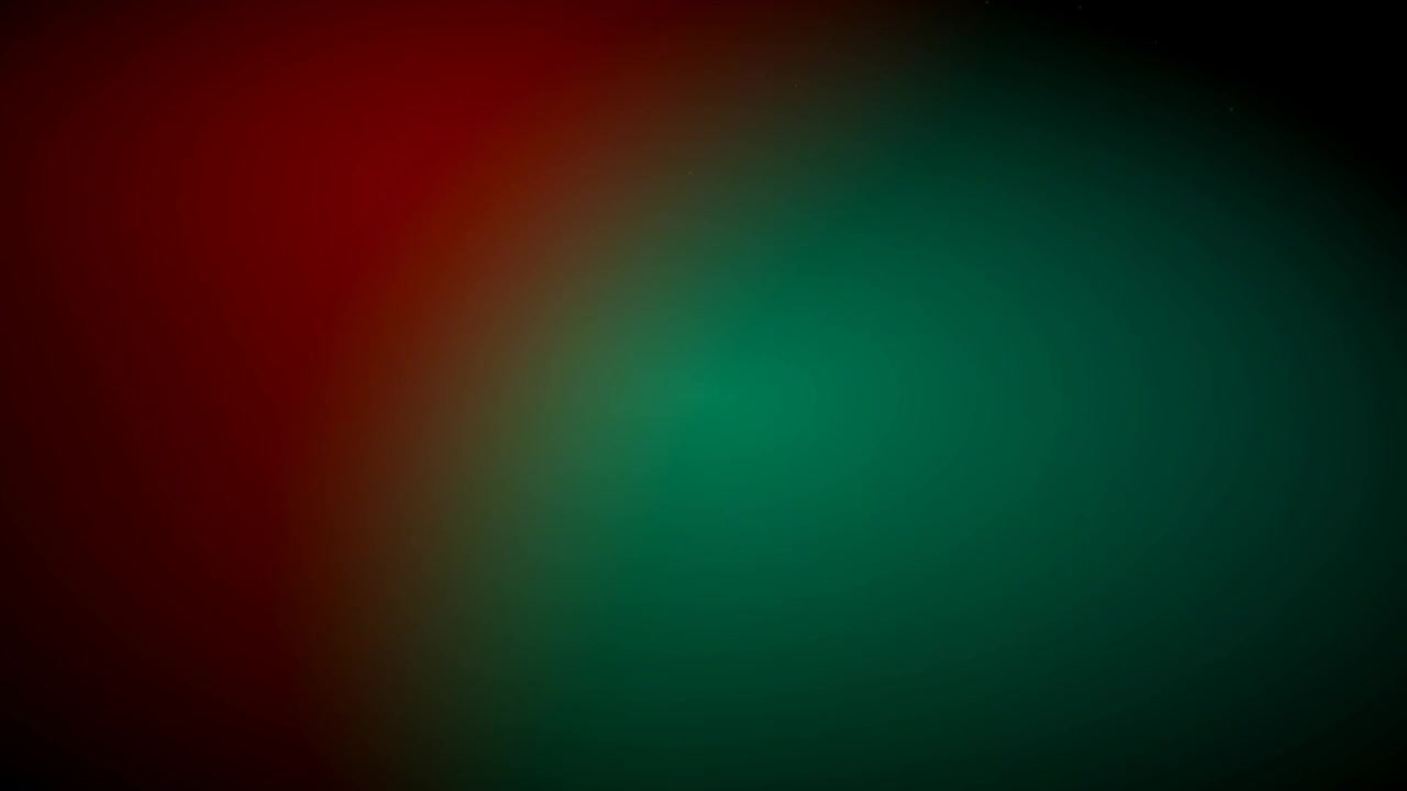 Fugas de luz abstractas rojas y verdes con textura de película vintage