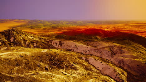 panoramic view of rainbow mountain