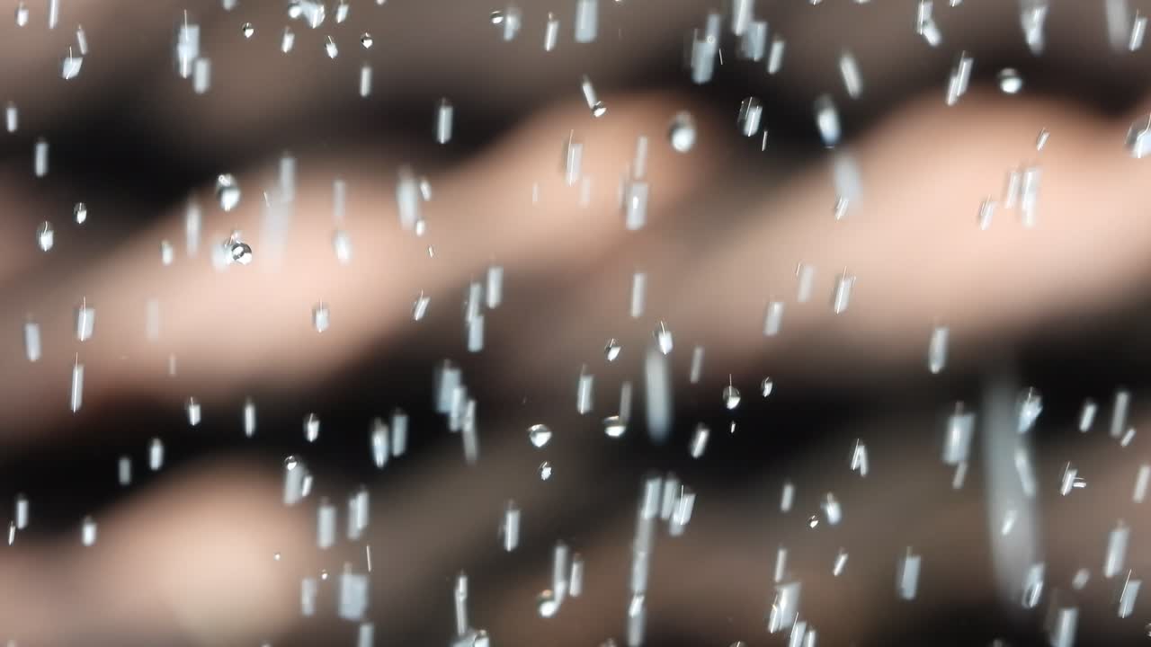 비 물방울 흐름