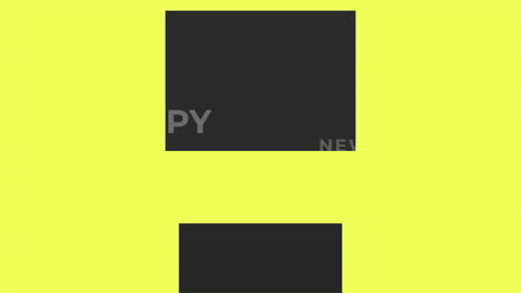 Modern-Happy-New-Year-text-with-black-lines-on-yellow-gradient