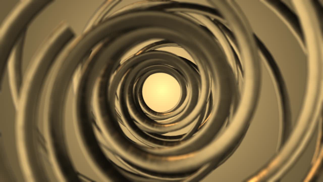 황금터널을 지나