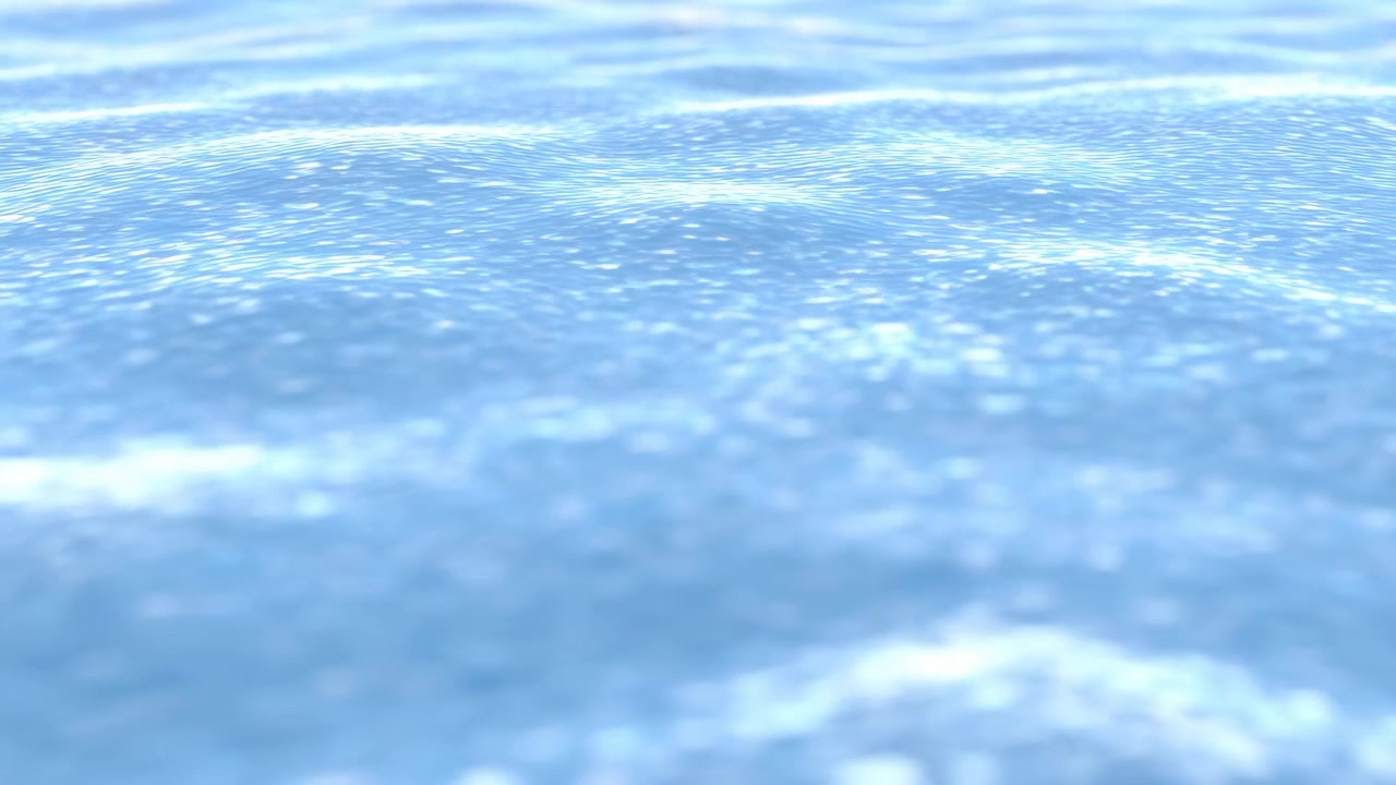 動きのない雲の風景。大気感があり、空からの視点で雲が広がる。青と白のアクセントが特徴で、穏やかで静かな雰囲気が漂い、主要な情景と場所が明確に示されている。