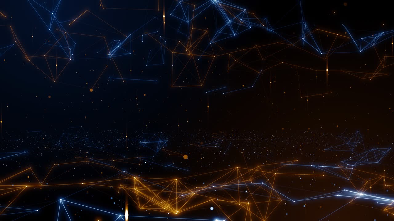 Plexus abstract network titles technology science background loop
