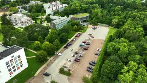 Flying-over-the-campus-and-showing-tis-history