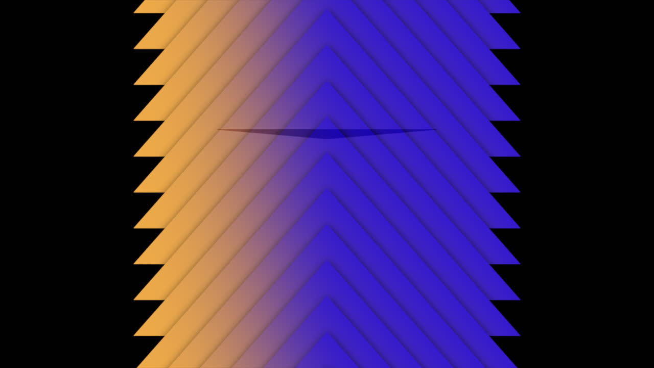 Yellow and blue triangles pattern