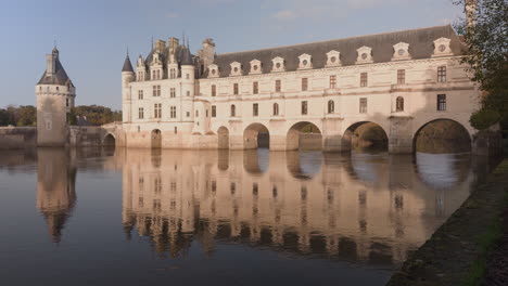 chenonceau castle: a stunning reflection