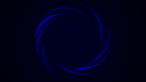 abstract blue spiral circle