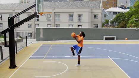 Basketballspieler,-Der-Basketball-4k-Spielt