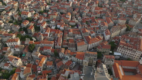 AERIAL-Shot-of-the-city-of-Split-in-Croatia,-Europe-25