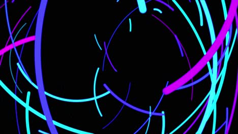 Abstract-Neon-Colorful-Light-Circles-Shapes-Trails-Speed-Animation-4K-Seamless-Loop-Tunnel