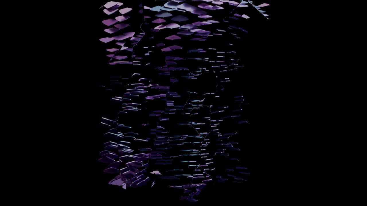 Abstract Swirling Metallic Tapestry