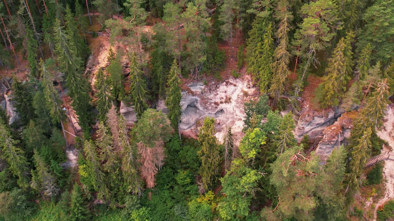 Lettlands flod Gauja nära Sietiņiezis.