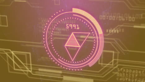 animación de la red de conexiones a través del procesamiento de datos