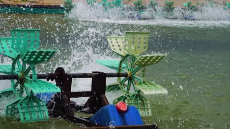 Fast-Spinning-Paddles-Of-Shrimp-Farm-Aerator