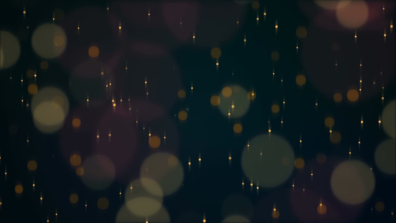 las luces de las lentes, la animación, el brillo, el polvo, el telón de fondo.