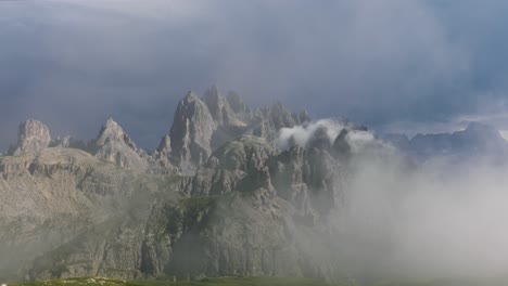 national nature park tre cime in the dolomites alps. beautiful nature of italy.