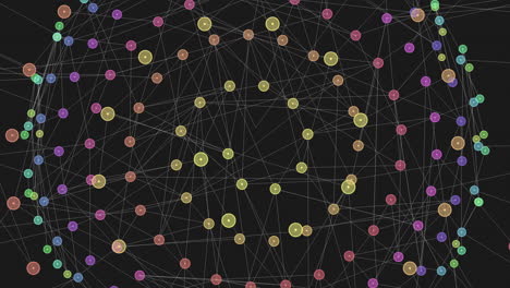 Visualisierung-Eines-Sozialen-Netzwerks-Kreise-Symbolisieren-Individuen,-Linien-Stellen-Ihre-Beziehungen-Dar