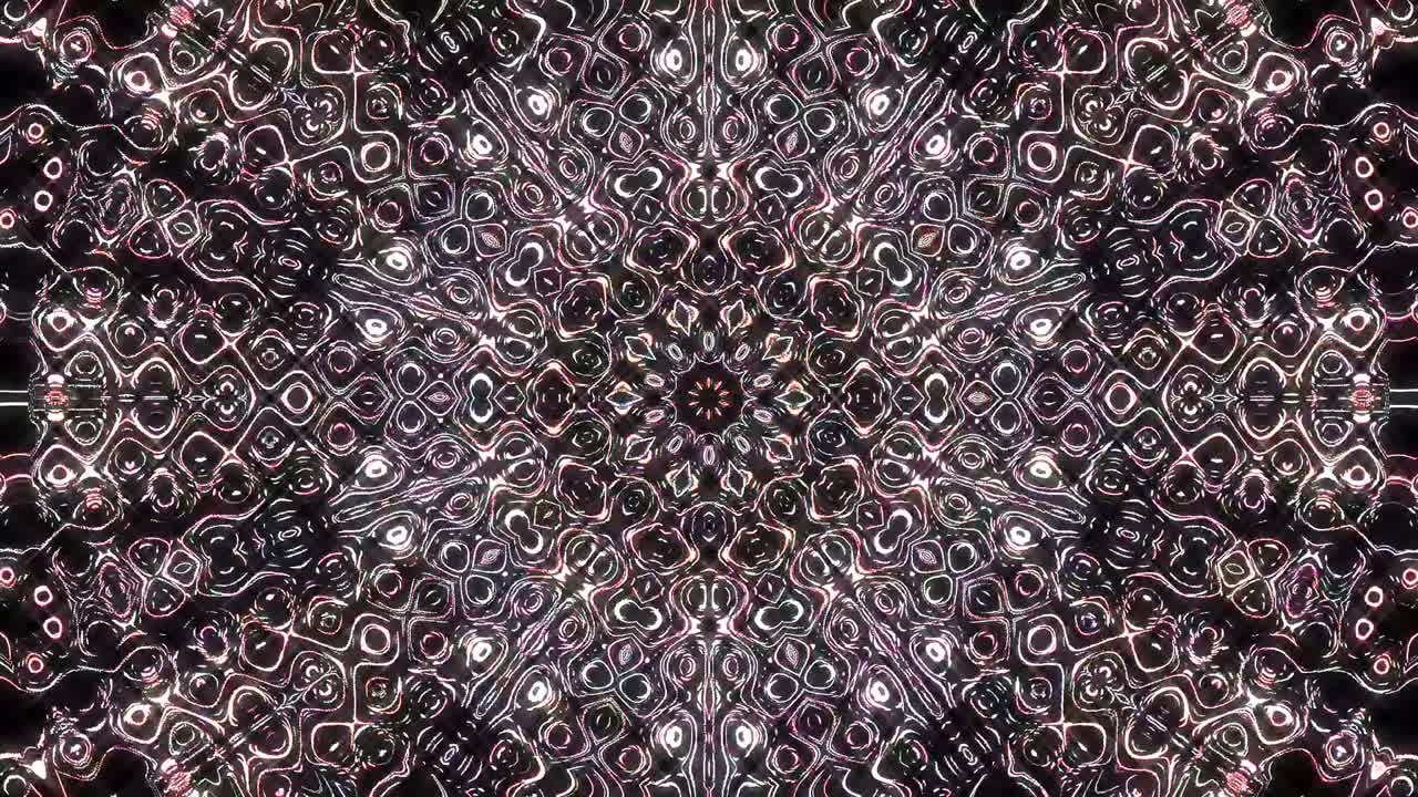 밝은 추상적인 빛이 전체 색을 지배하는 칼레도스코프