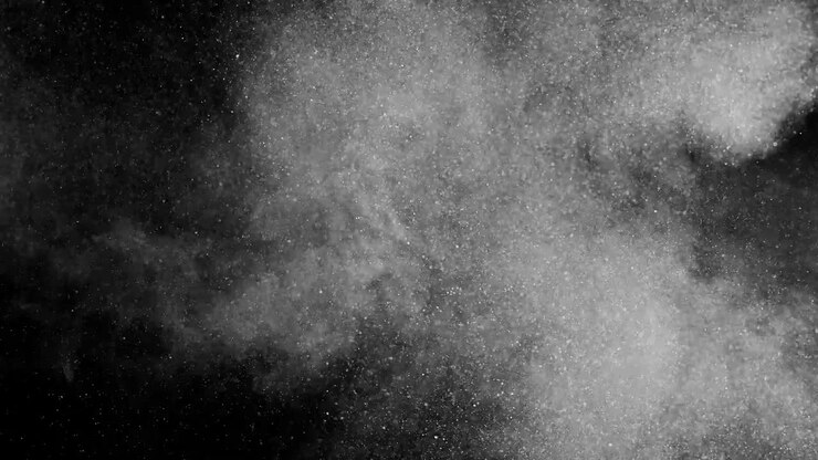 Abstrakte digitale Animation Weißes Rauschen auf schwarzem Hintergrund