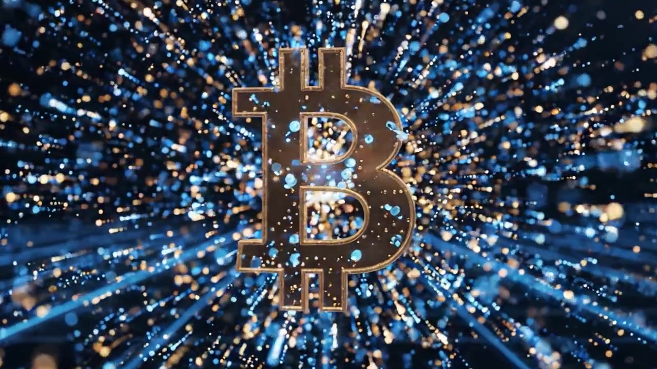 L'evoluzione delle criptovalute: un incredibile viaggio visivo dalla forma solida di Bitcoin alla sua crescita esplosiva nell'economia digitale.
