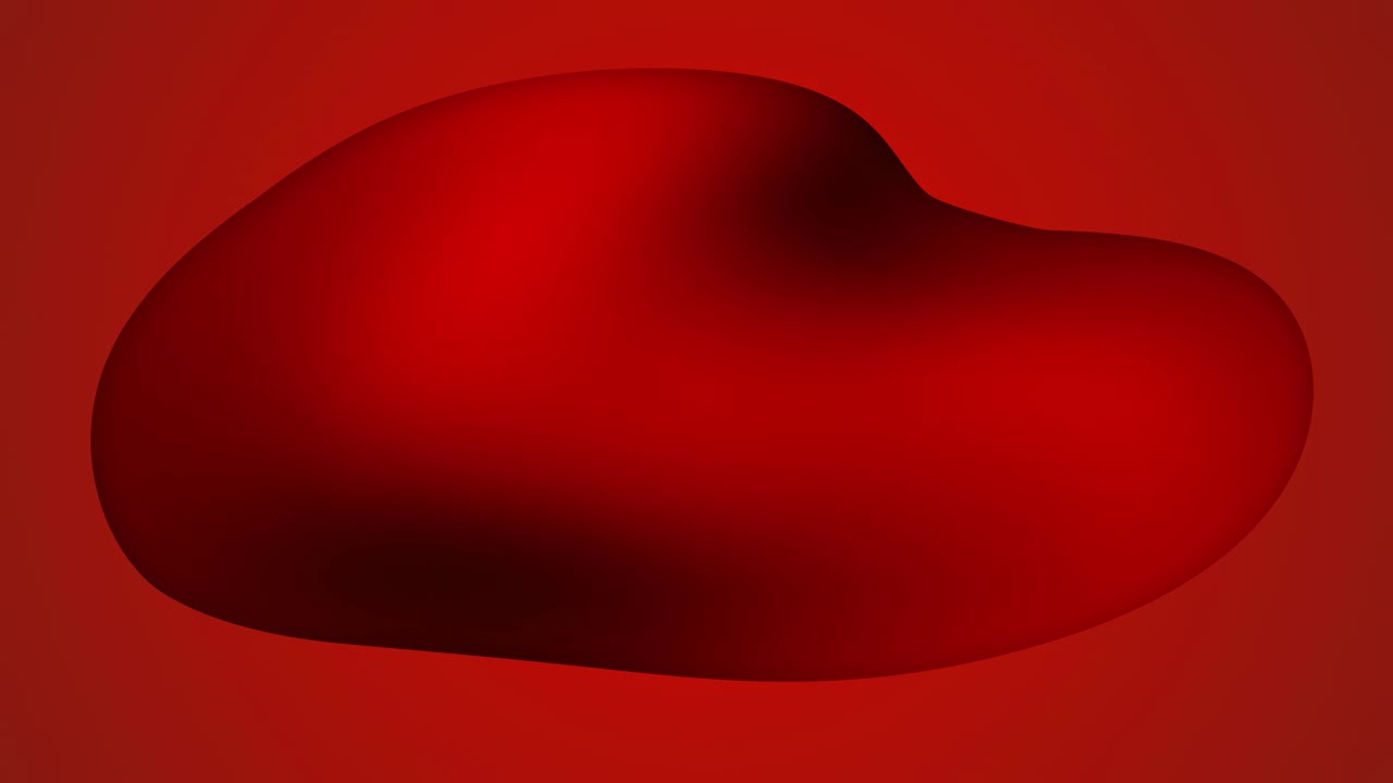 그라디언트 빨간 액체 버블 애니메이션 어두운 배경