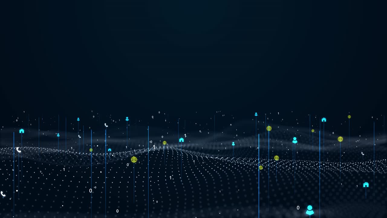 Digital futuristic abstract background finance blockchain concept optical fiber high speed data