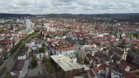 Ostseite-Und-Altstadt-Von-Kaiserslautern,-Deutschland