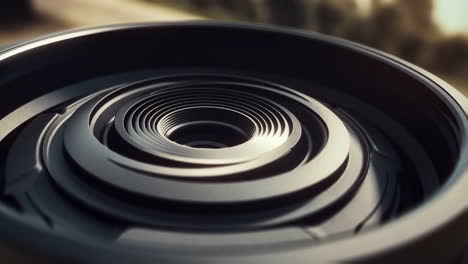 abstract metal circles