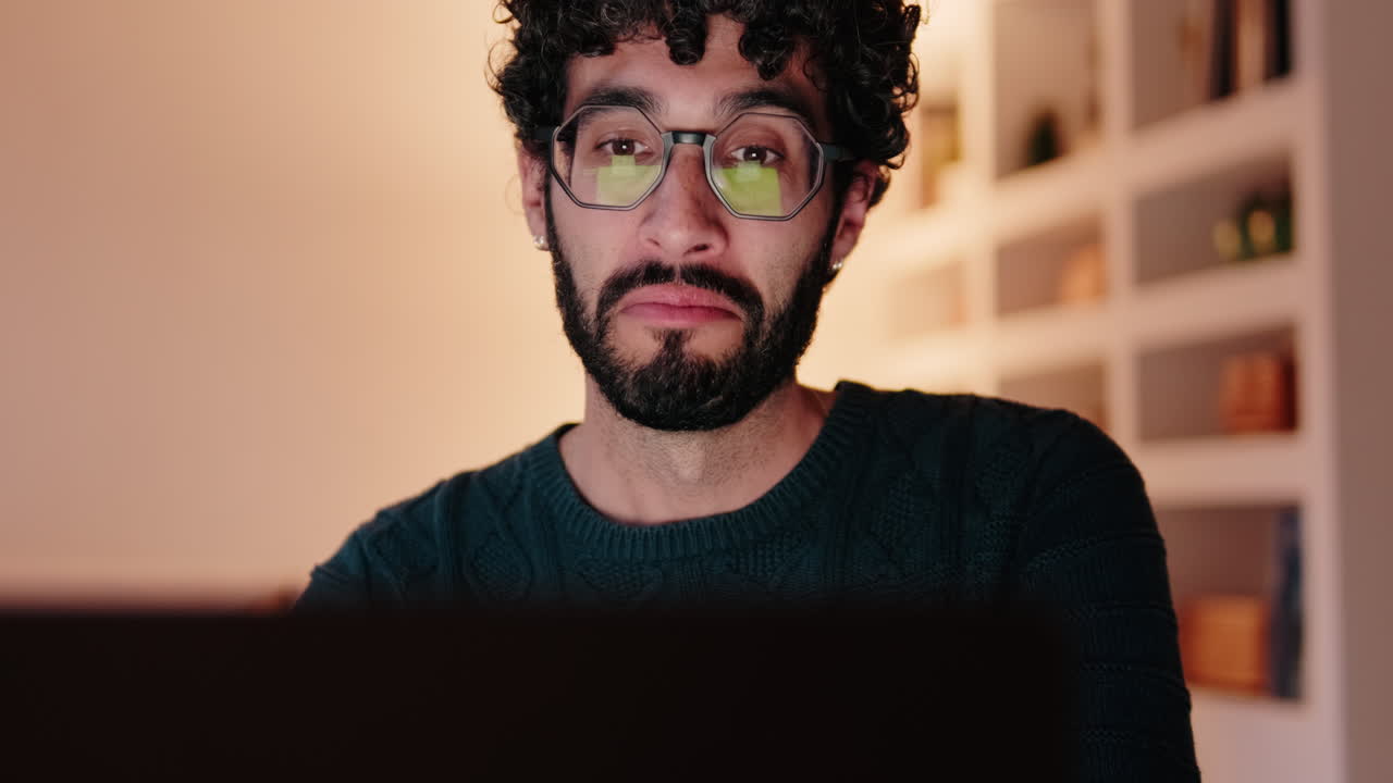 Gay Couple at Home on Laptop