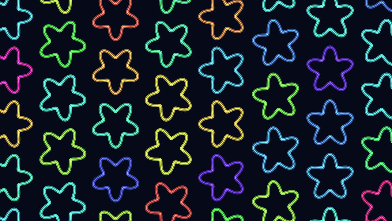 las estrellas vibrantes iluminan el cielo nocturno