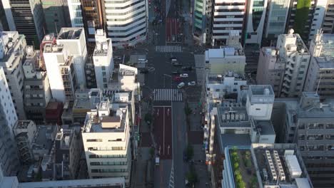 drone shot of minato skyline in tokyo during day light