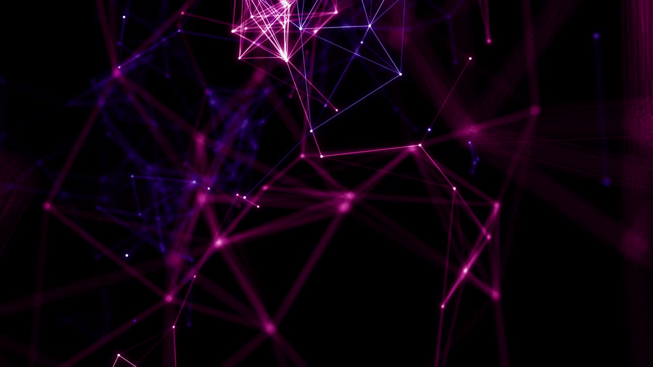 Plexus abstract network titles technology science background loop