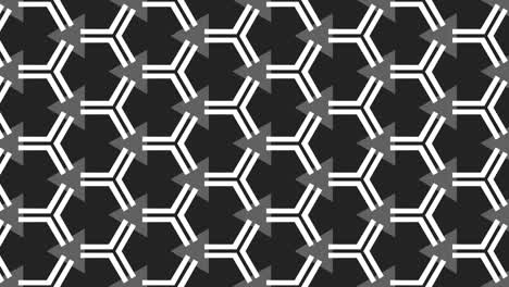 diseño de patrón sin costuras animado flotante