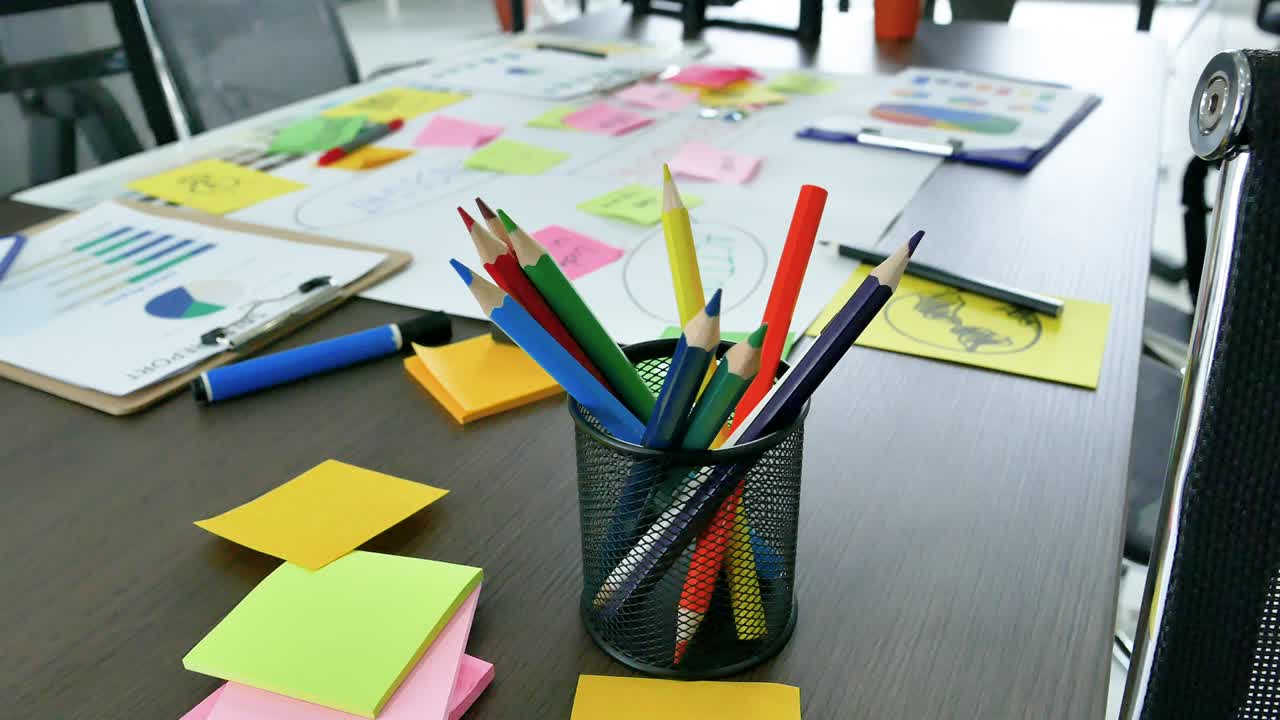 Office laptop business financial document chart and graph on wooden table with coffee cup. Flat lay notebook computer laptop on office desk. No people business graph chart mockup on business workspace