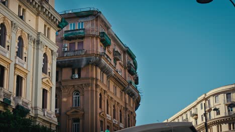 morning light on neapolitan streets, naples urban view