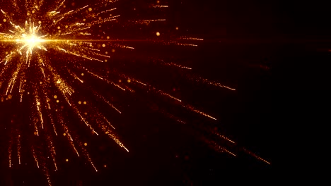 partículas de polvo abstracto luz bokeh títulos de movimiento bucle de fondo cinematográfico